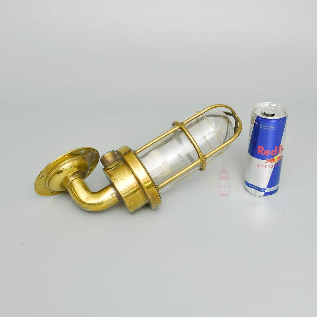 - SL 11830 1 Authentic Vintage Polished Brass 90 Degree Passage Light