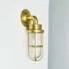 - SL 11830 2 Authentic Vintage Polished Brass 90 Degree Passage Light