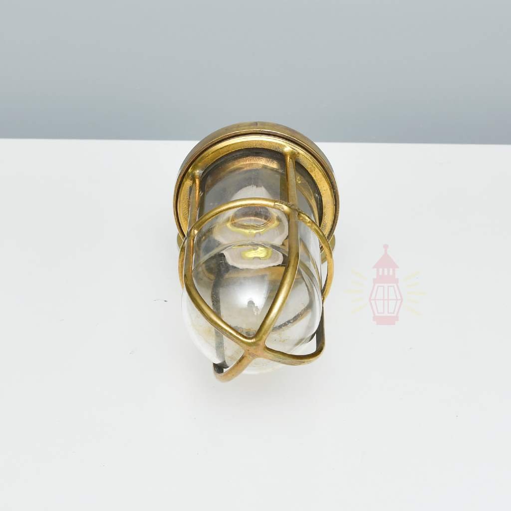 - SL 11830 4 Authentic Vintage Polished Brass 90 Degree Passage Light