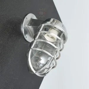 - SL 11838 2 Authentic Vintage Aluminium 90 Degree Passageway Light – Polished Nautical Wall Lamp