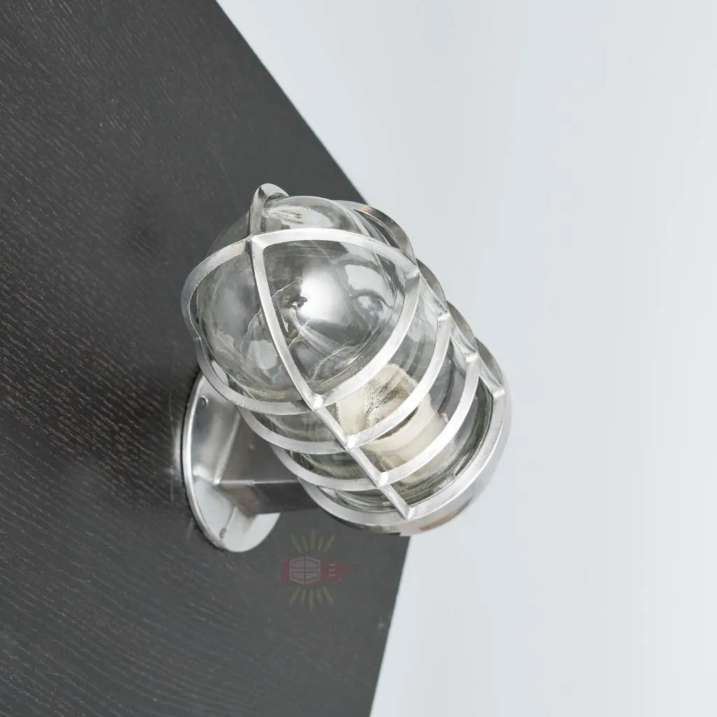 - SL 11838 4 rotated Authentic Vintage Aluminium 90 Degree Passageway Light – Polished Nautical Wall Lamp