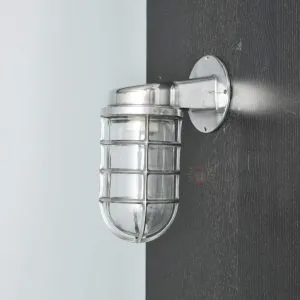 - SL 11838 5 Authentic Vintage Aluminium 90 Degree Passageway Light – Polished Nautical Wall Lamp