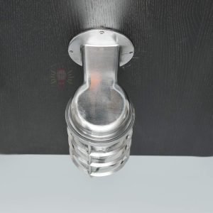 Authentic Vintage Aluminium 90 Degree Passageway Light – Polished Nautical Wall Lamp
