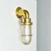 - SL 11840 2 Authentic Vintage Brass 90 Degree Nautical Passage Light