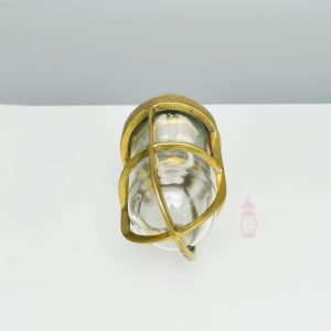 Authentic Vintage Brass 90 Degree Nautical Passage Light
