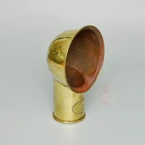 Authentic Brass Cowl Vent – Small Nautical Air Bend