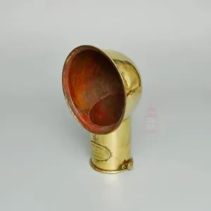 - SL 11841 3 Authentic Brass Cowl Vent – Small Nautical Air Bend
