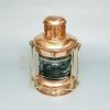 Authentic Brass Starboard Lantern with Green Glass