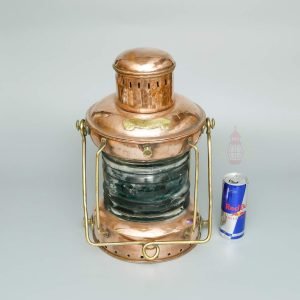 Authentic Brass Starboard Lantern with Green Glass