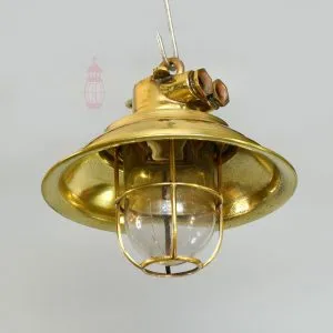- SL 56 5 Vintage Brass Marine Pendant Light