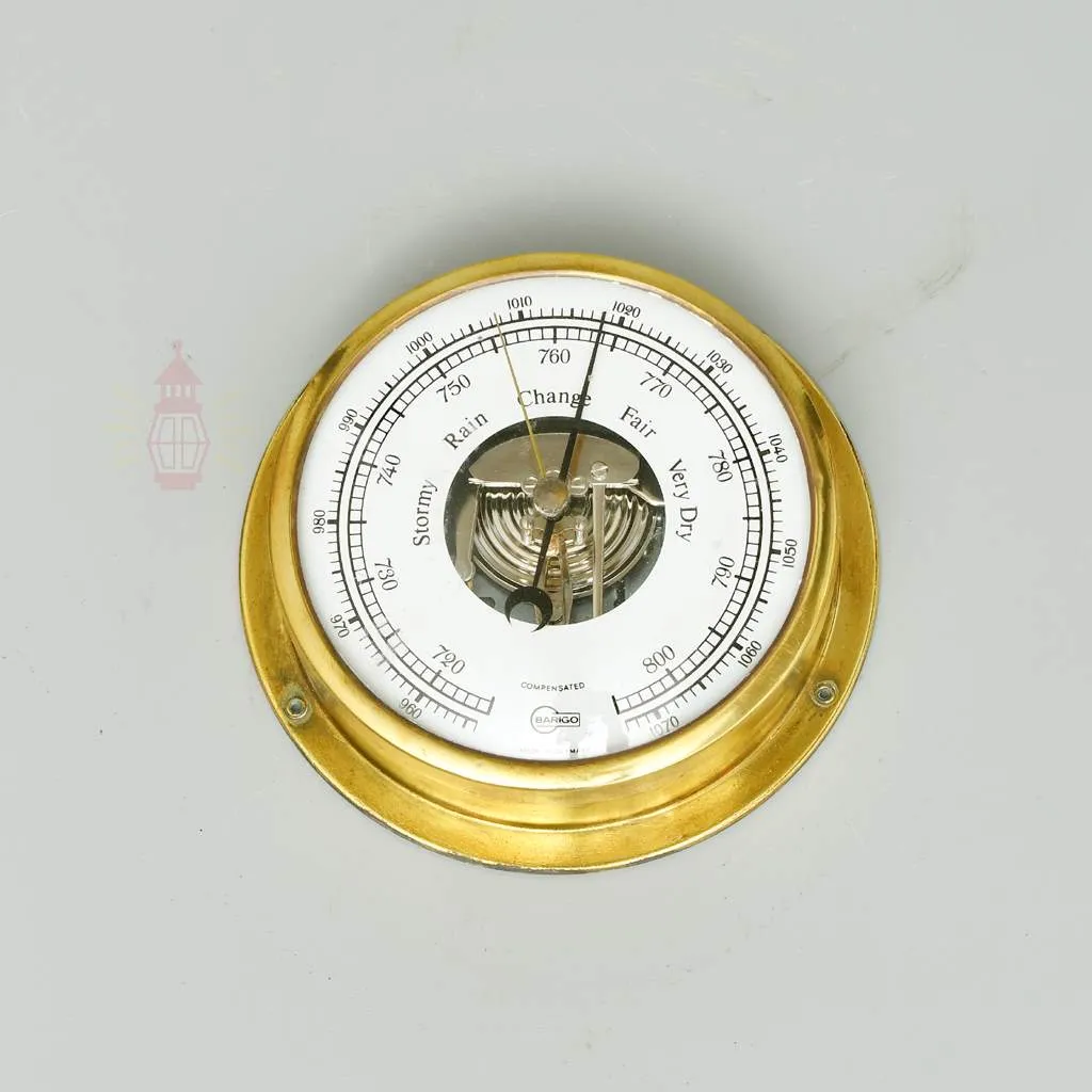 - SL 11001 1 Brass Wall Barometer from ship - Barigo Made in Germany