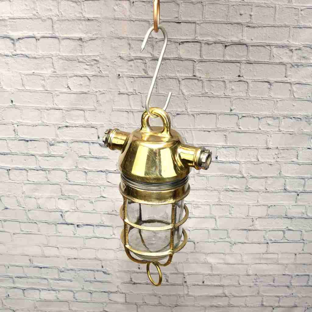 - SL 11016 2 Brass hanging lamp - Marine Lighting
