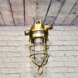- SL 11016 4 Brass hanging lamp - Marine Lighting