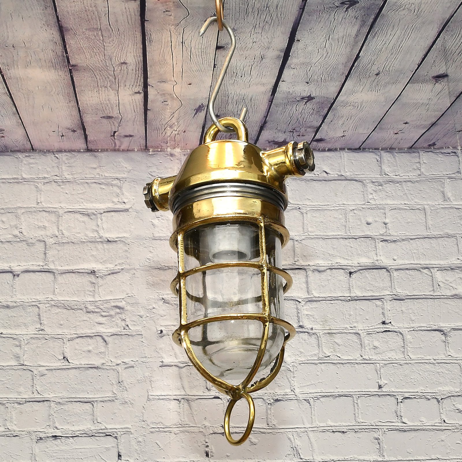 - SL 11016 4 Brass hanging lamp - Marine Lighting