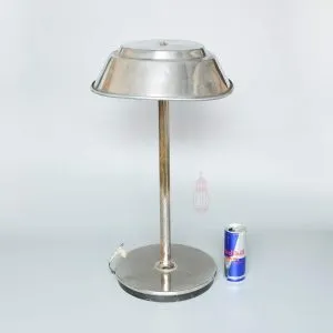 - SL 11780 1 Aluminium Table lamp from old Ship