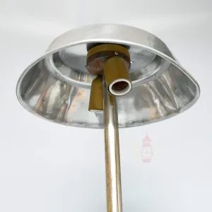 - SL 11780 2 Aluminium Table lamp from old Ship