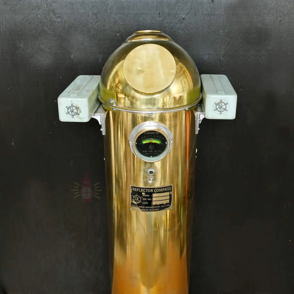 - SL 11786 2 Vintage Ships Nautical Full Brass Binnacle Compass in big Size