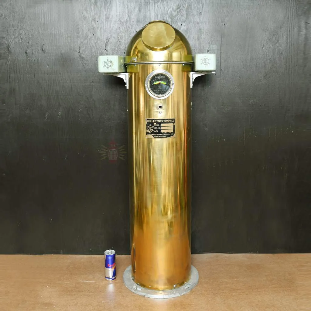 - SL 11786 6 Vintage Ships Nautical Full Brass Binnacle Compass in big Size