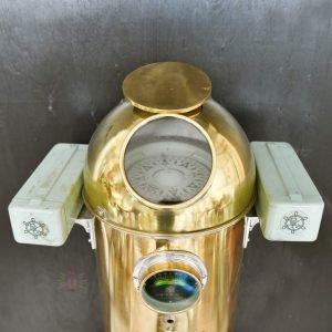 Vintage Ships Nautical Full Brass Binnacle Compass in big Size