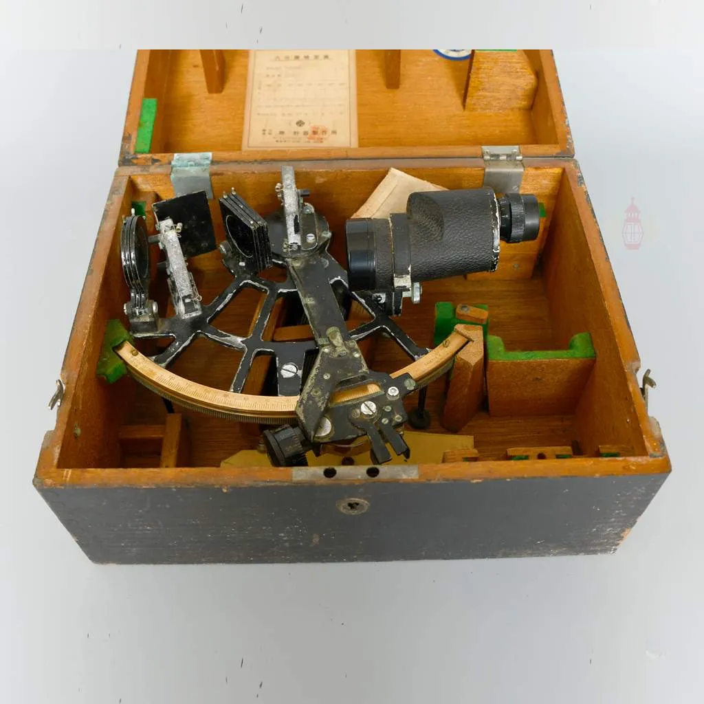 - SL 11814 3 Navigation Brass Sextant From Tamaya