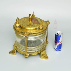 Post mount lamp brass polish