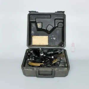 Vintage Tamaya Brass Sextant with Original Case