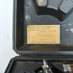 - SL 14849 5 Vintage Tamaya Brass Sextant with Original Case