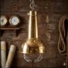 - SL 10767 1 Authentic Brass Cargo Hanging Deck Spot Light