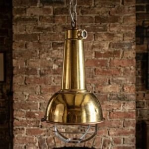 - SL 10767 3 Authentic Brass Cargo Hanging Deck Spot Light